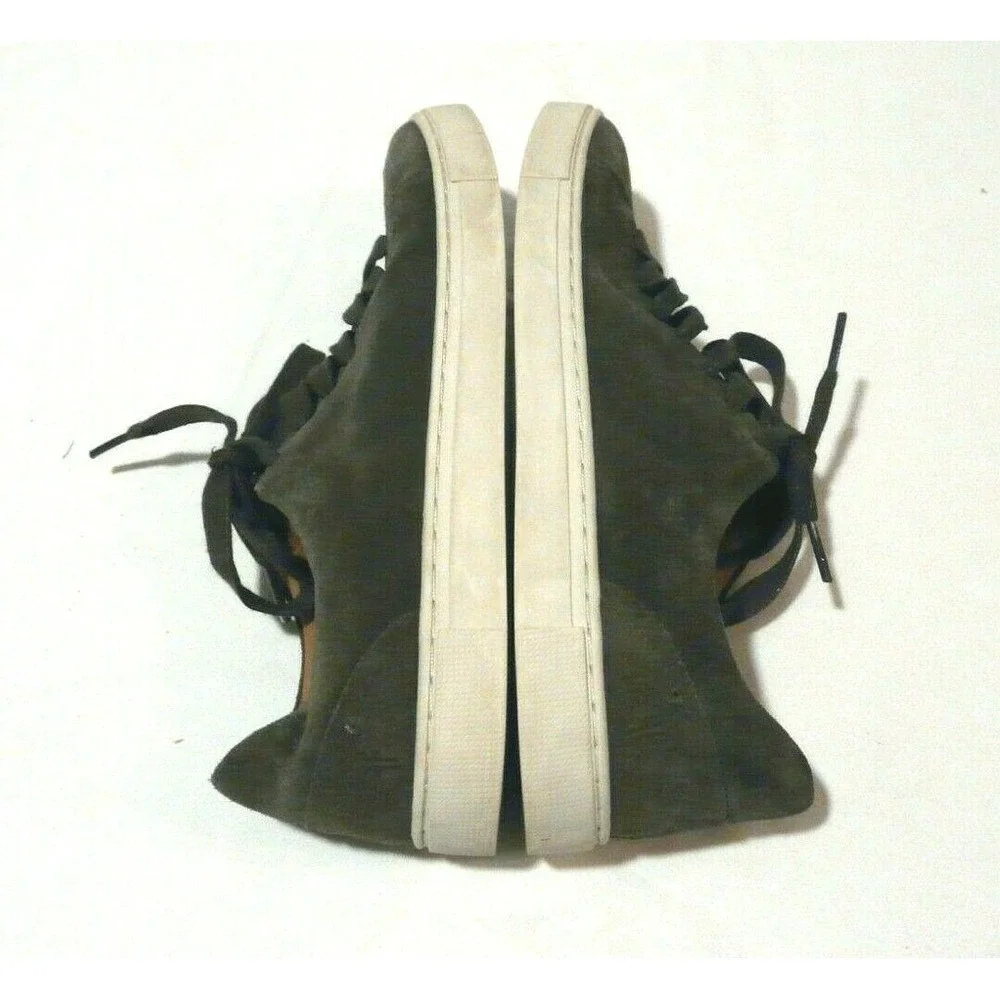 Frye Sneakers Size 8 Grigio Gray Suede Fashion Lace Up Casual‎ Shoes 3471170-GIO